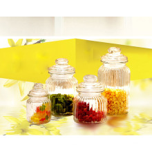 Haonai designed customized antique storage glass jar